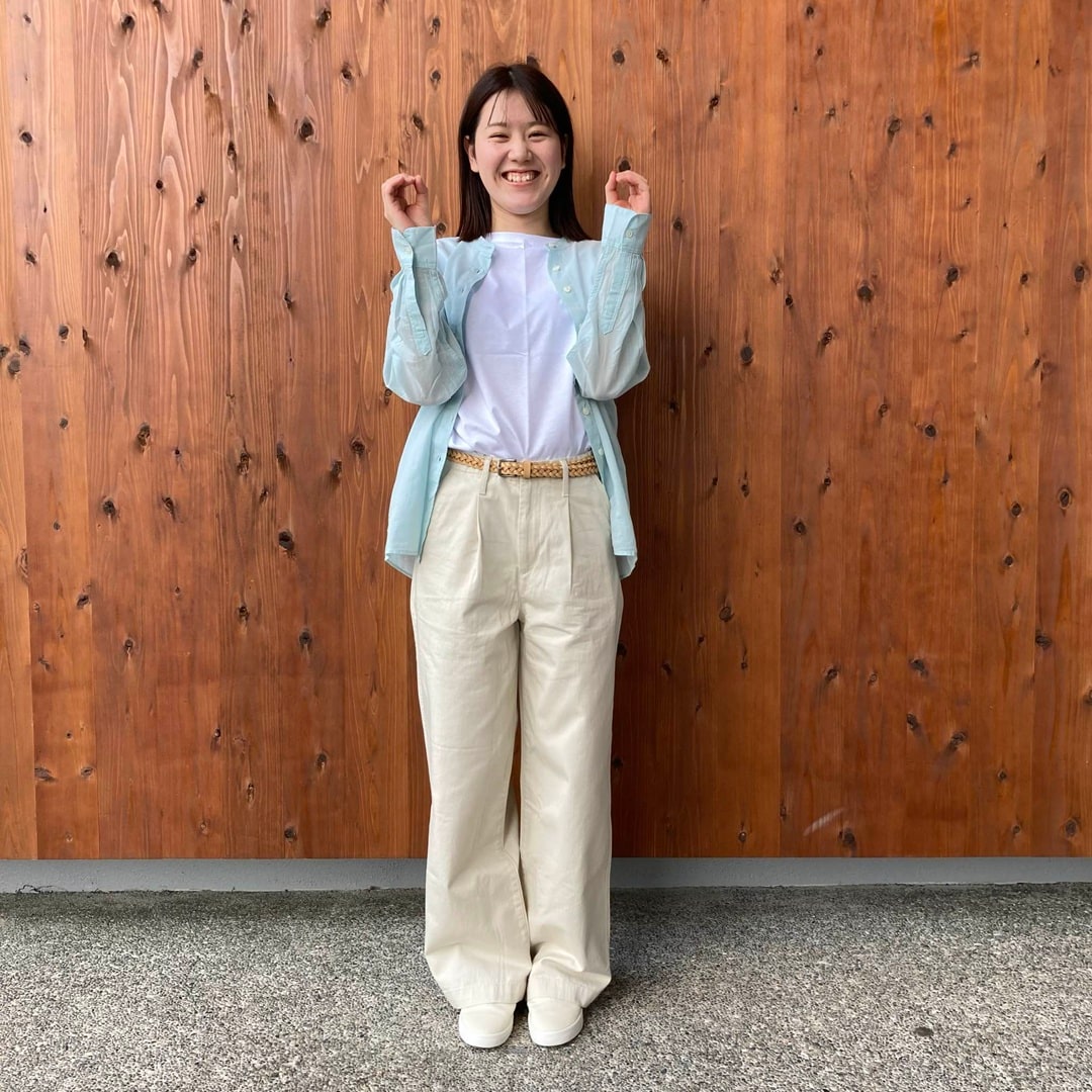 強撚シアー長袖シャツ