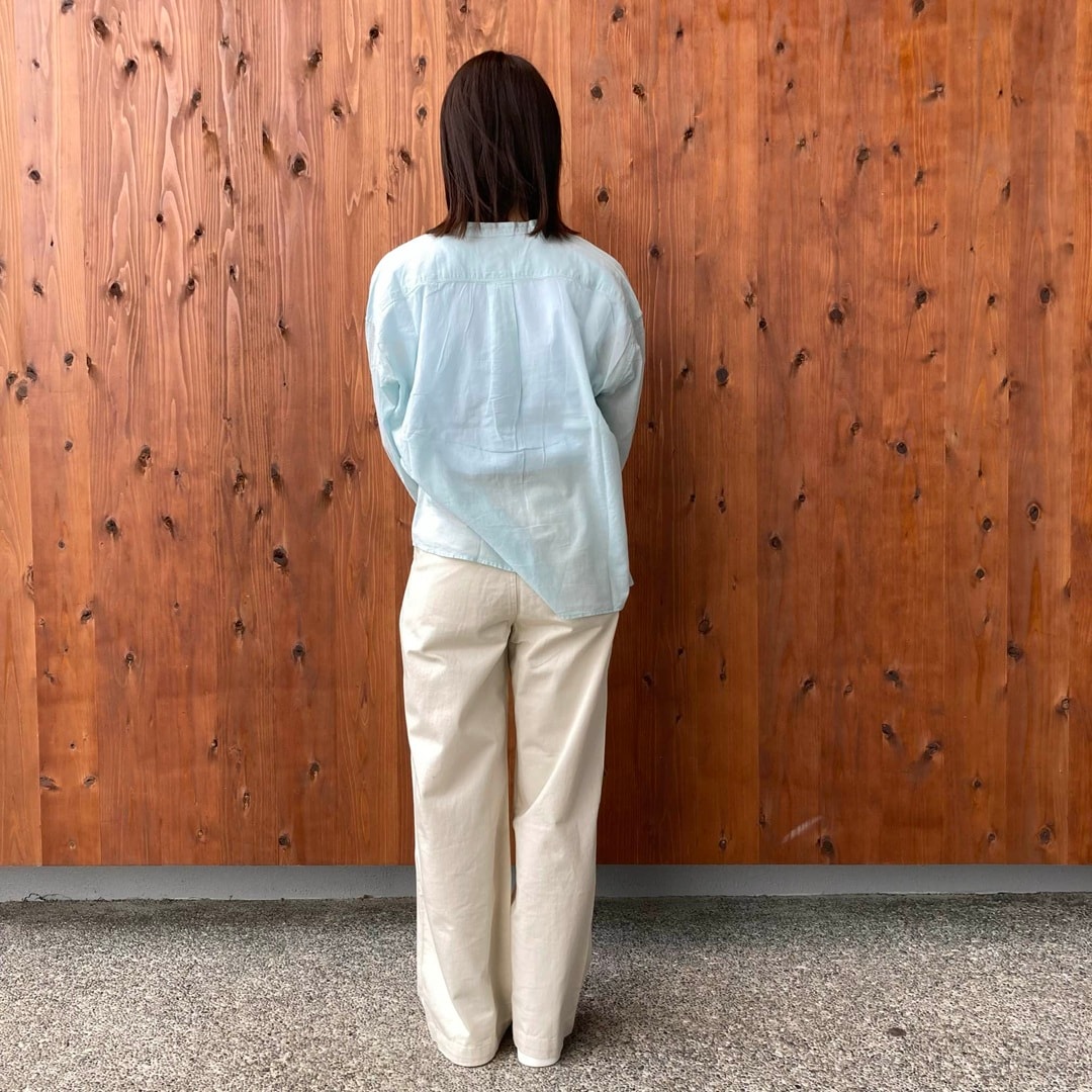 強撚シアー長袖シャツ