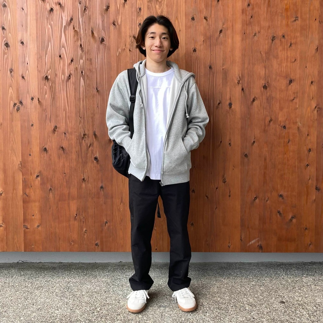 スウェットフルジップパーカ