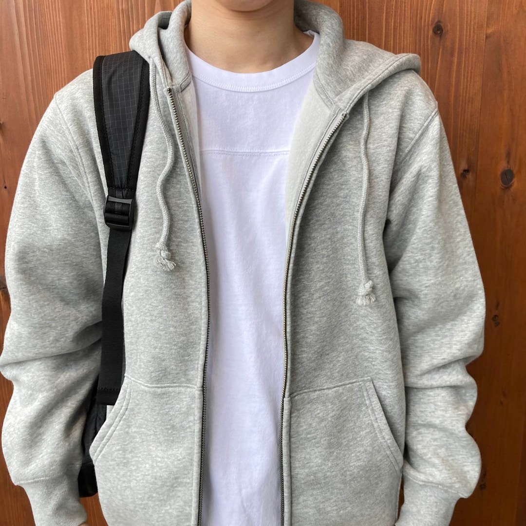 スウェットフルジップパーカ