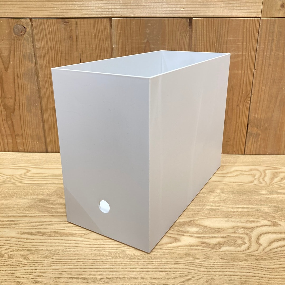 再生ポリプロピレン入りファイルボックスの写真