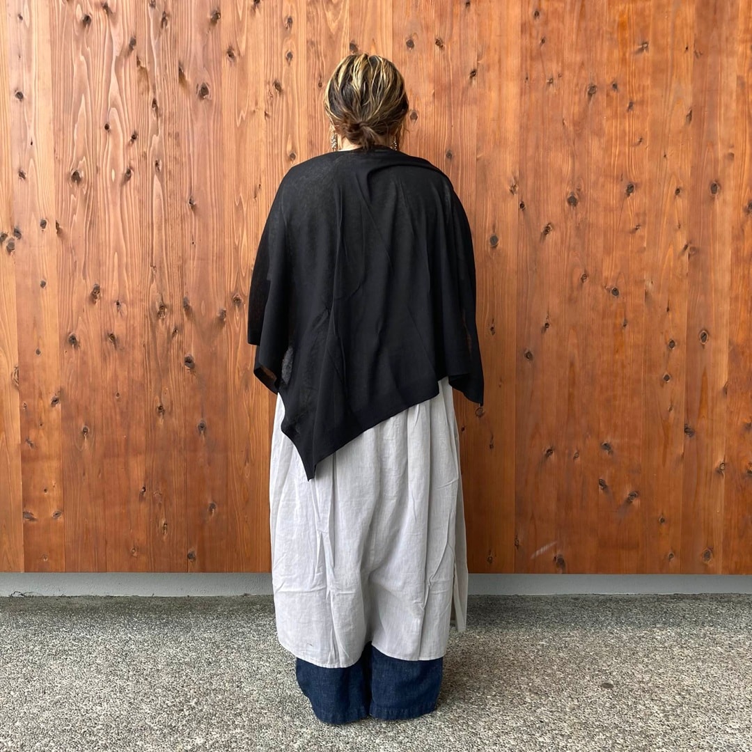 強撚シアーカシュクールワンピース