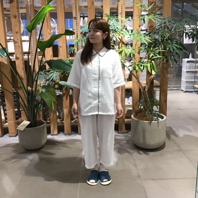 ワッフル織りパジャマ