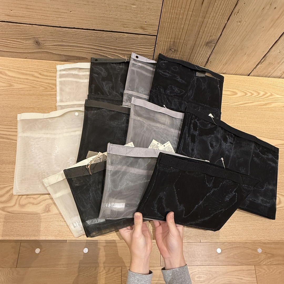 南千里アネックス　新色追加『ナイロンメッシュバッグインバッグ』