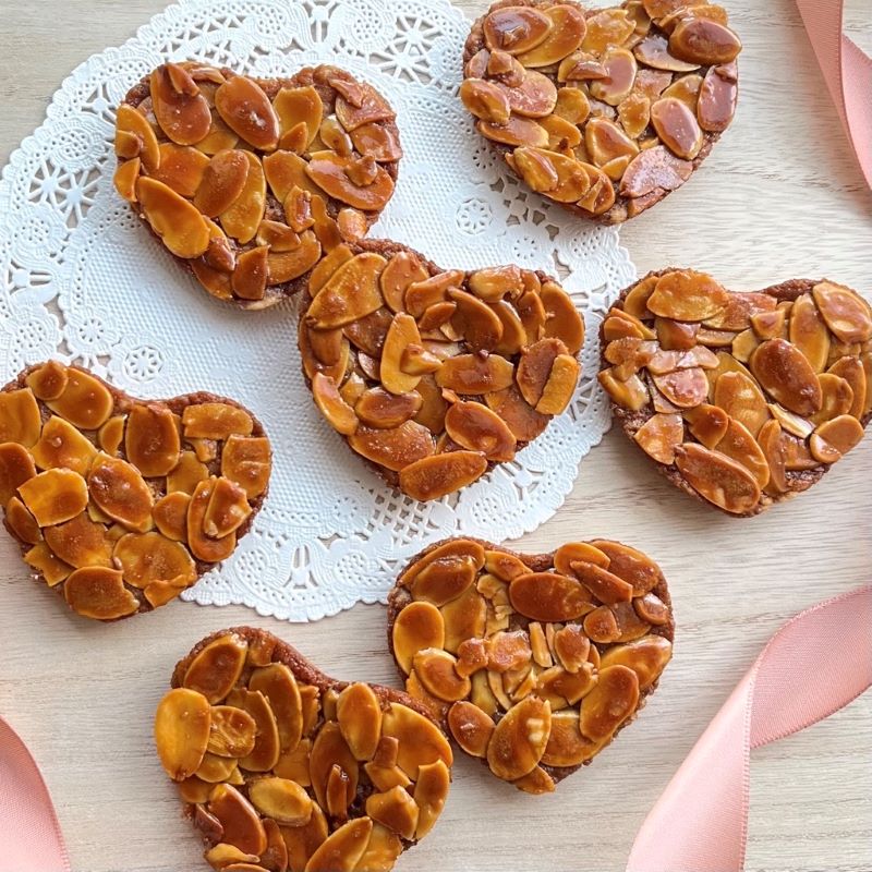 自分でつくるバレンタインのキット、フロランタンを作ってみました