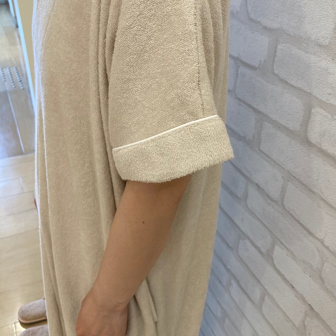 【泉中央セルバ】着るタオル両面パイル半袖ワンピース