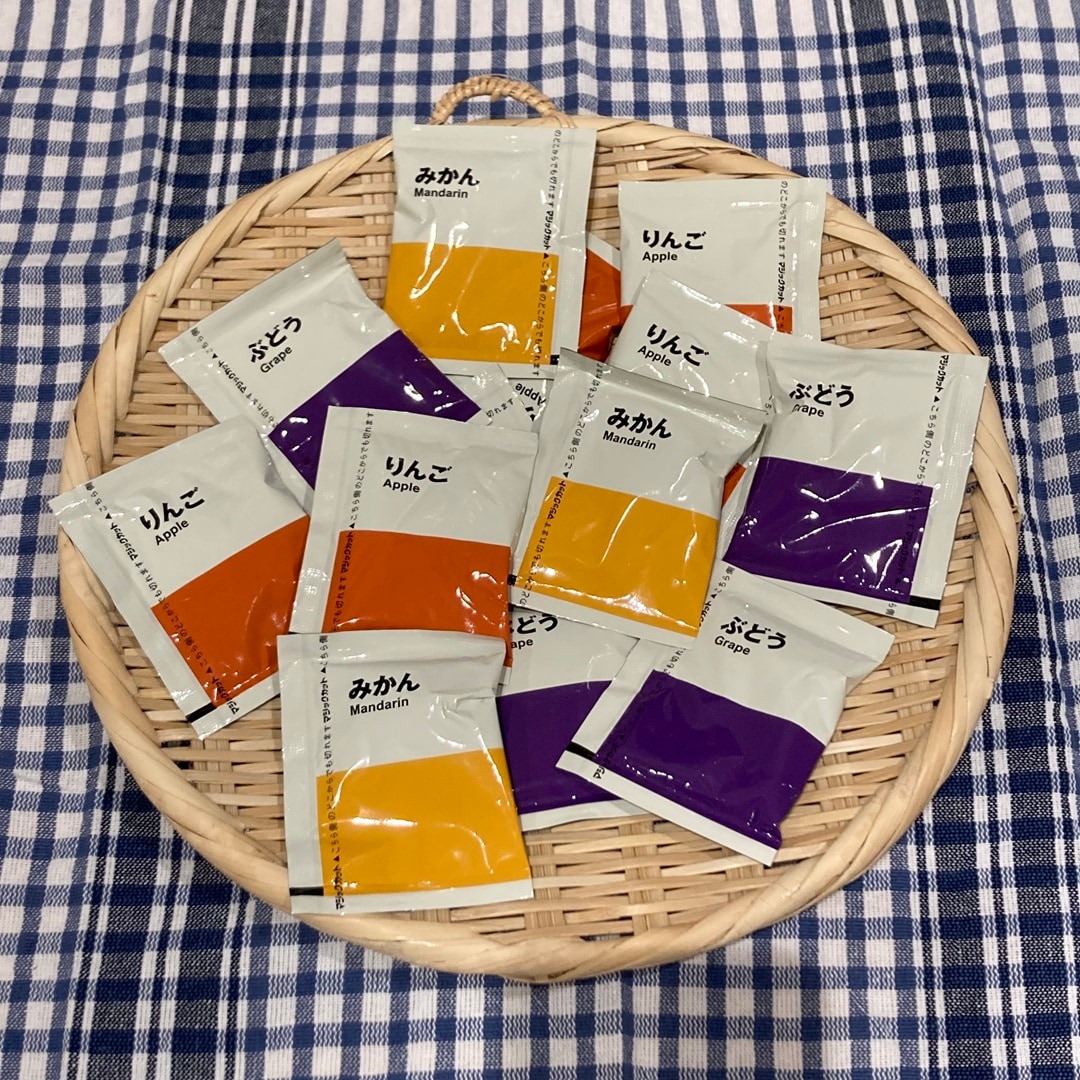 冷やしておいしいゼリー