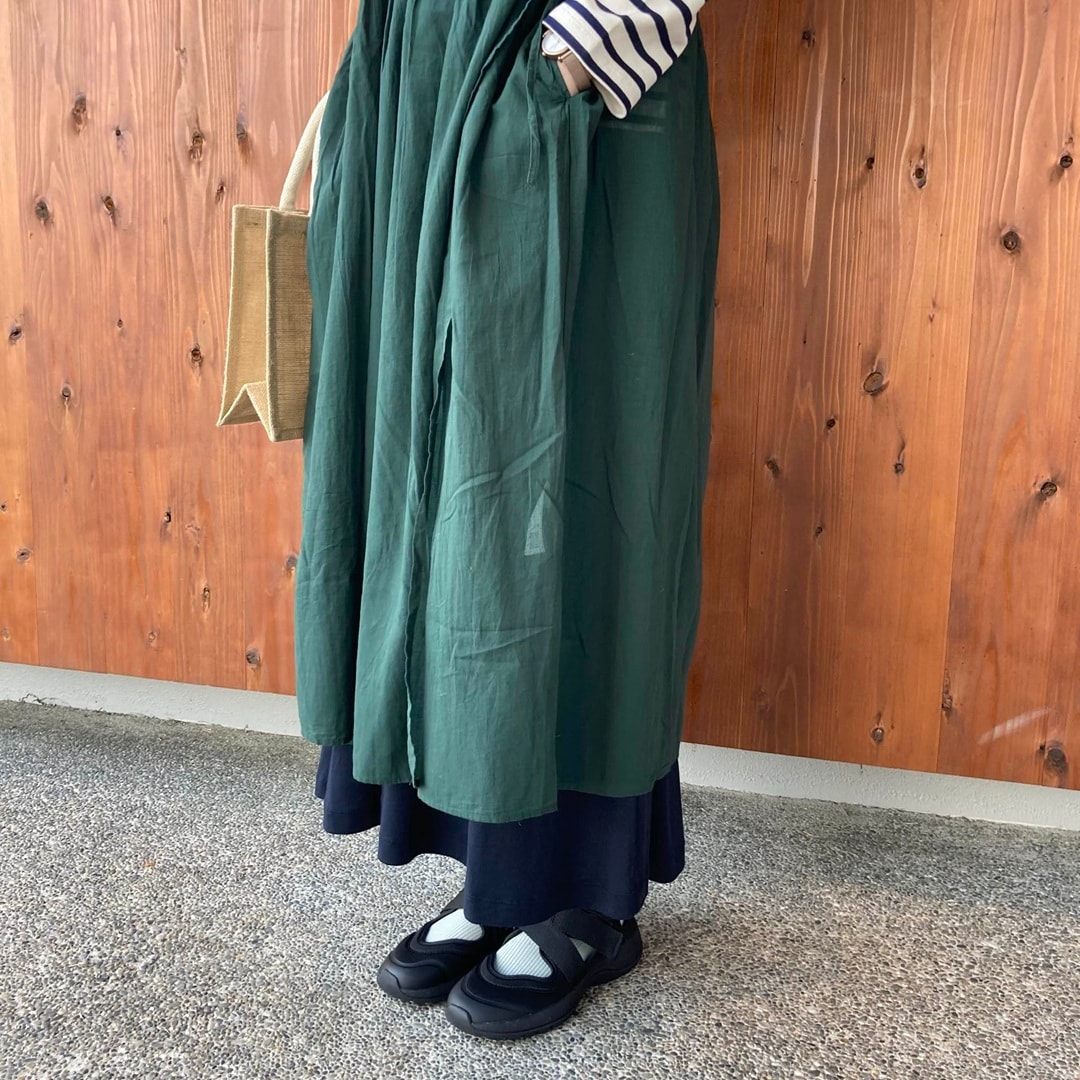 強撚シアーカシュクールワンピース