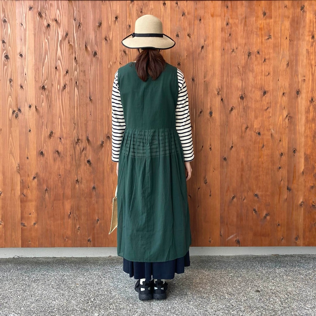 強撚シアーカシュクールワンピース