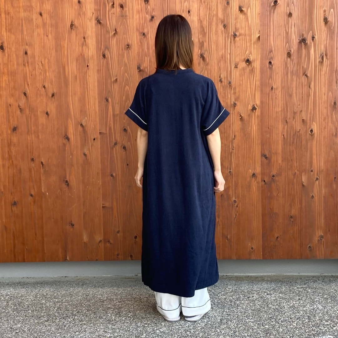 着るタオル両面パイル半袖ワンピース