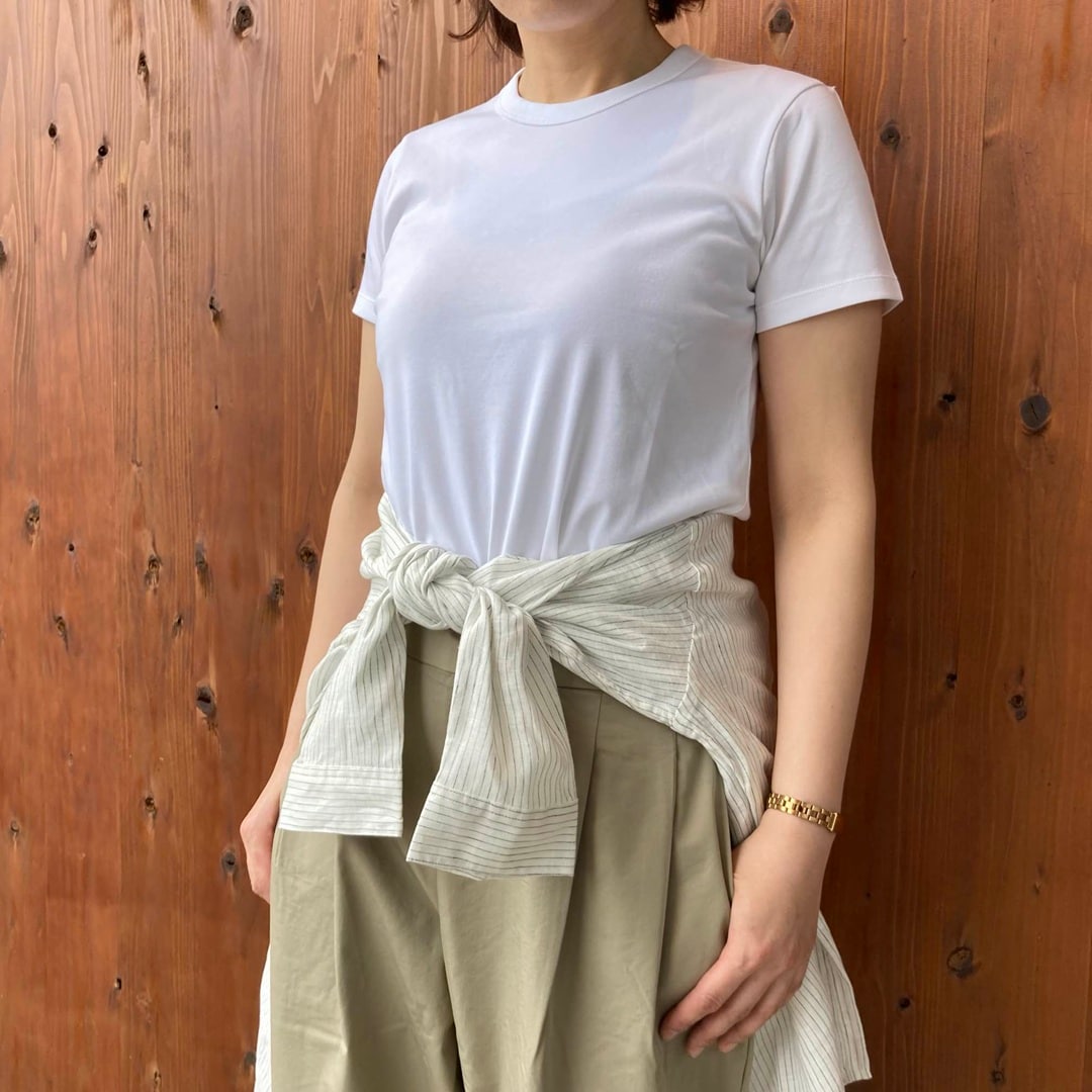 涼感汗じみしにくいクルーネック半袖Ｔシャツ