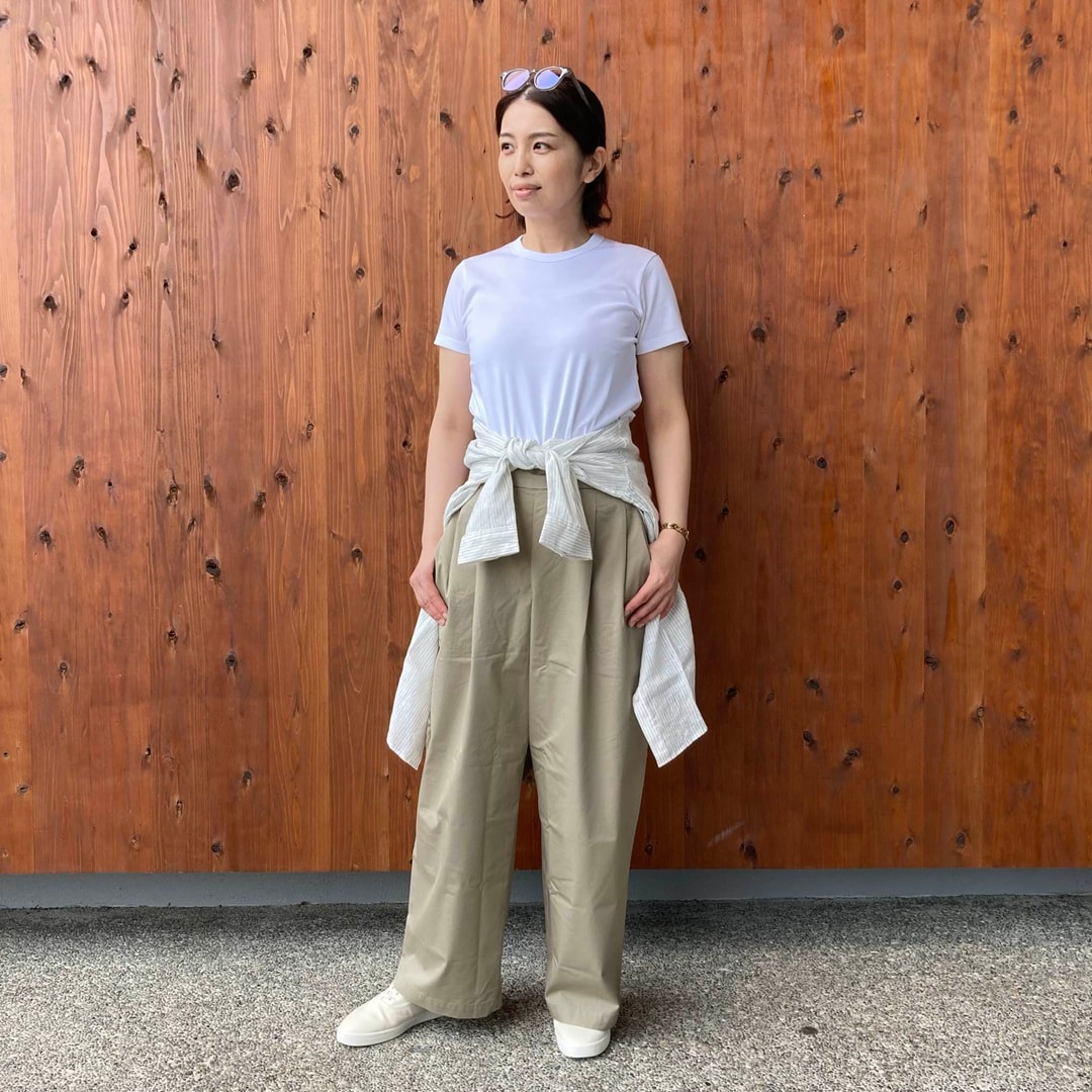 涼感汗じみしにくいクルーネック半袖Ｔシャツ