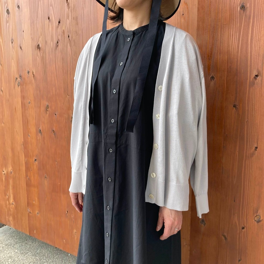 涼感半袖シャツワンピース