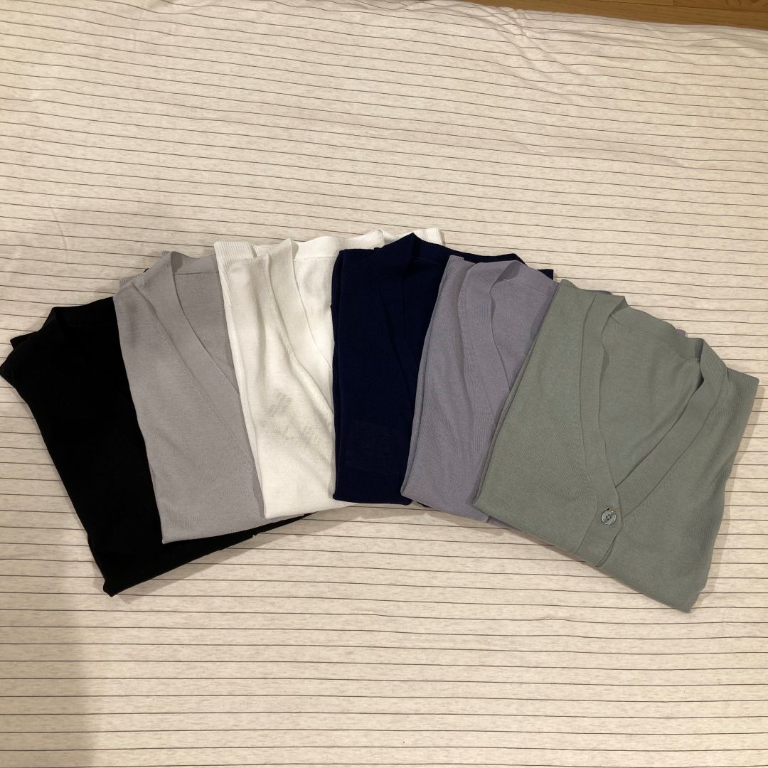 UVカット　カーディガン　カラー６種