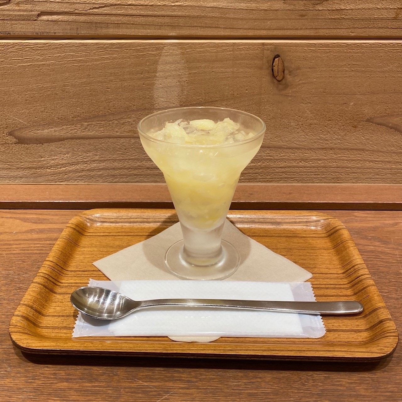 【CaféMUJIピオレ明石】気分もさっぱり！文旦ゼリーのご紹介