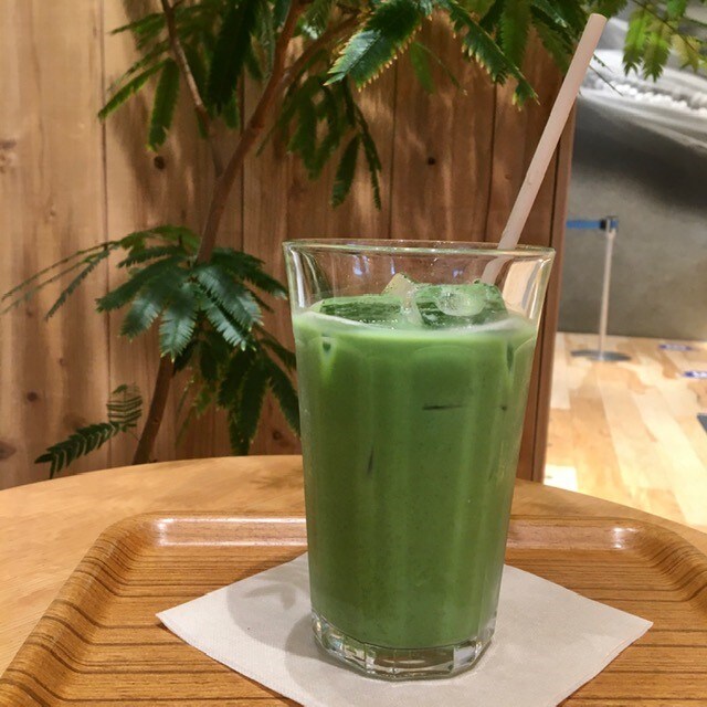 【CafeMUJIピオレ明石】癒しの抹茶