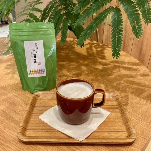 【CafeMUJIピオレ明石】当店限定｜黒豆茶デザートセット