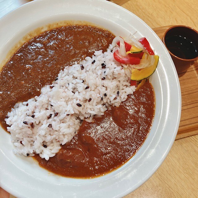 【CafeMUJIピオレ明石】森が育てたジビエカレー