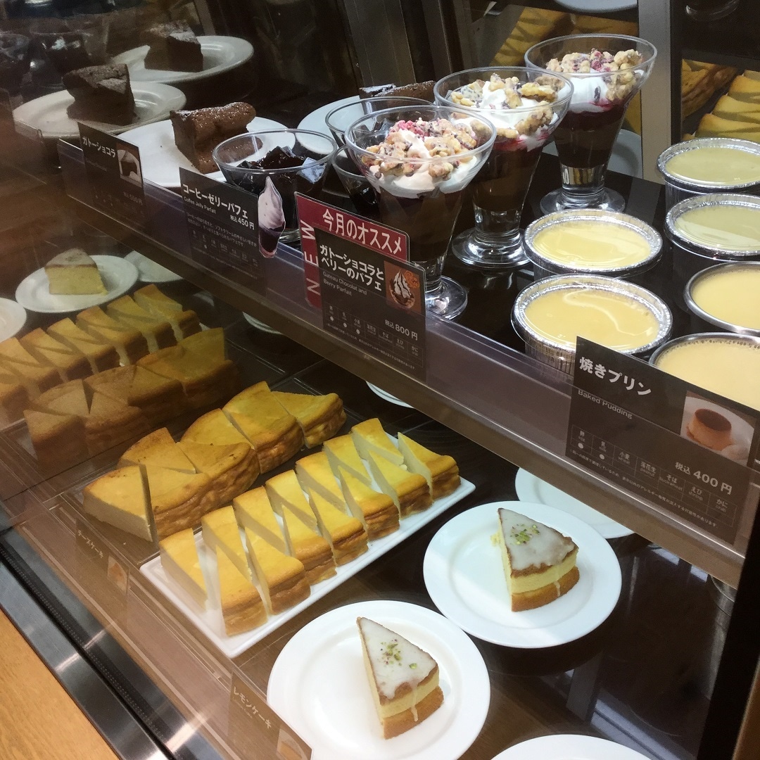 【Cafe&MealMUJI難波】デザートショーケース