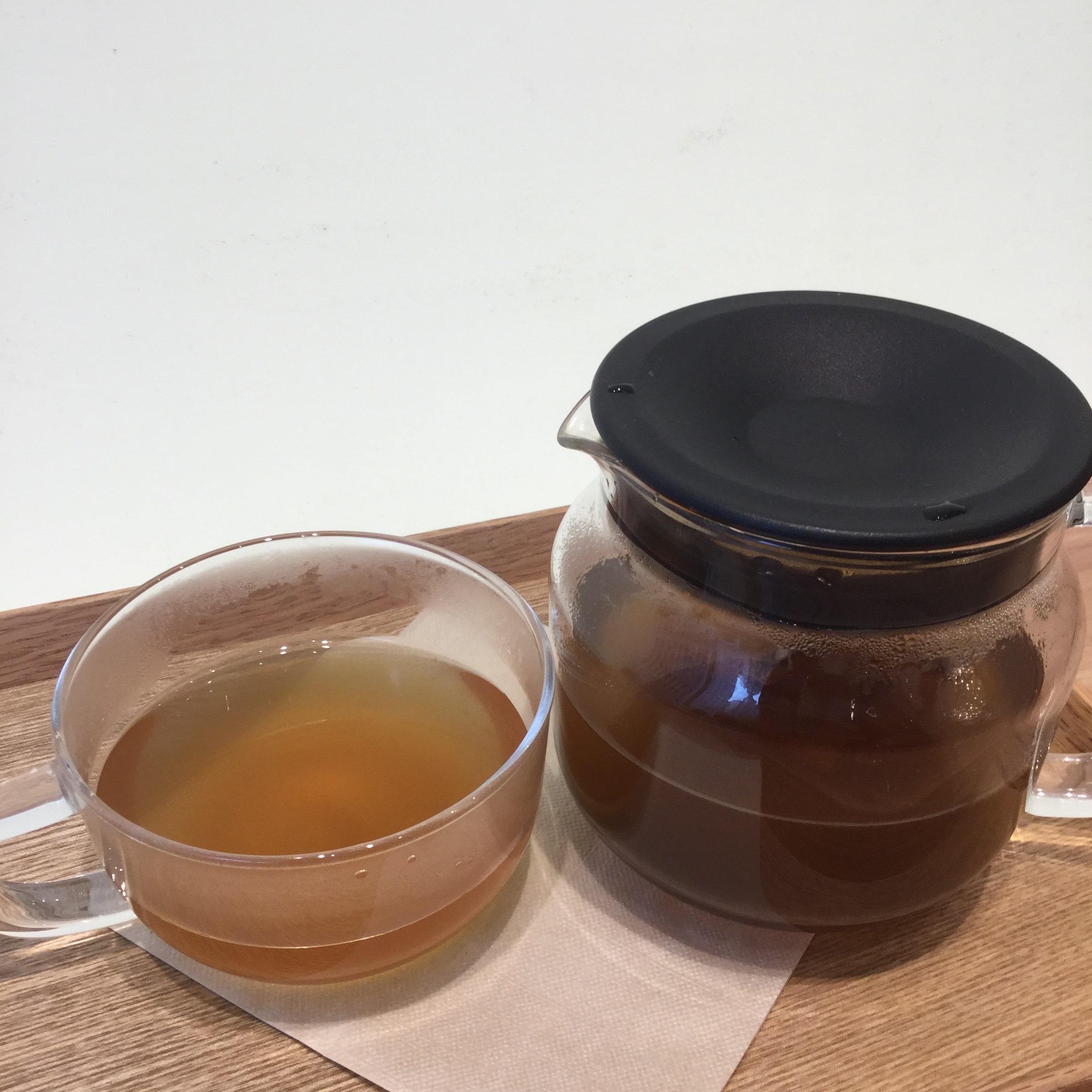 【Cafe＆MealMUJI日比谷】黒豆茶ポットサービス
