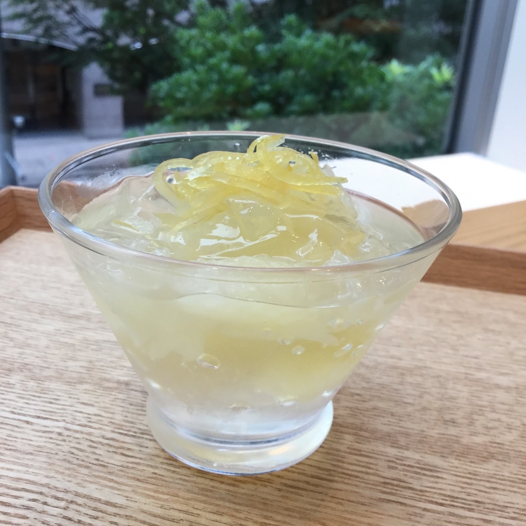 【Café＆MealMUJI日比谷】日比谷でみた土佐文旦のゼリー
