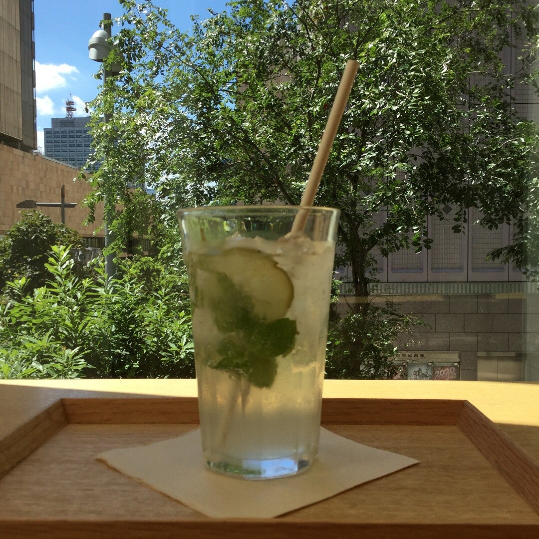 【Café&Meal MUJI日比谷】夏期限定ドリンク　ライムシュカッシュ