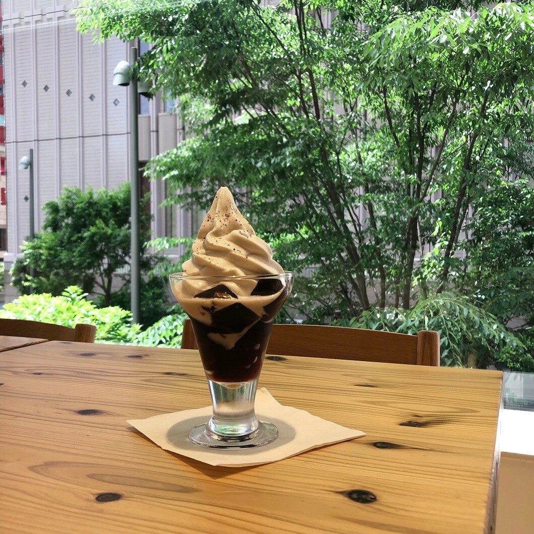 【Café&Meal MUJI日比谷】コーヒゼリーパフェ引きの写真