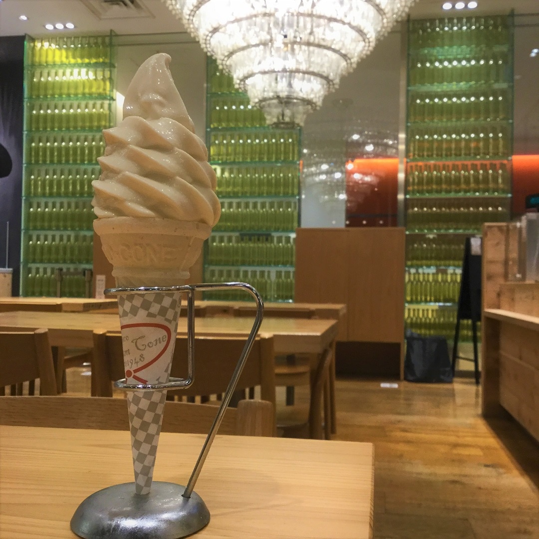【Café&Meal MUJI 日比谷】ジャージー牛乳のソフトクリーム