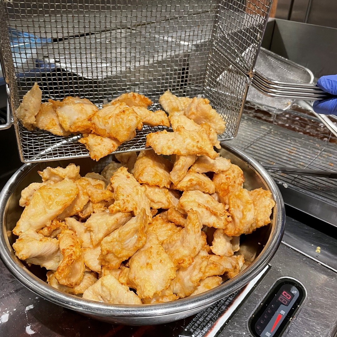 二度揚げ