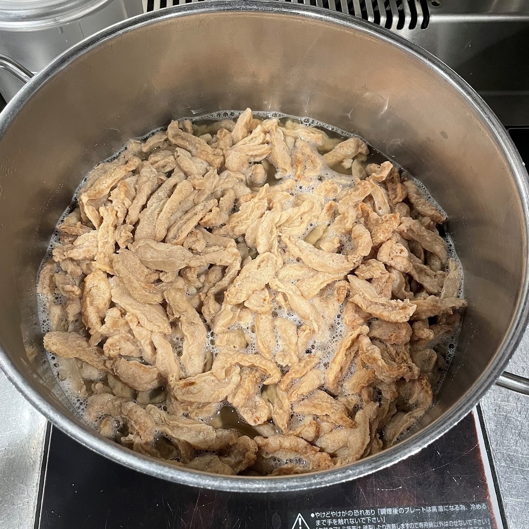大豆ミート戻し