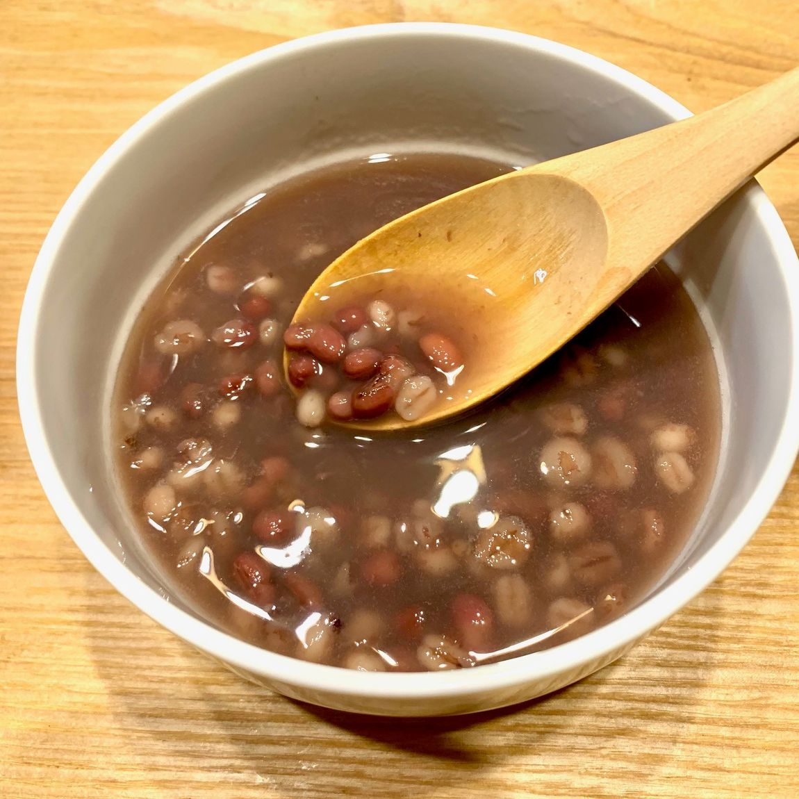 おなかに優しいお粥と、ぜんざい