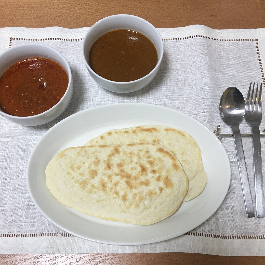 【大津西武】フライパンでできる、ナン
