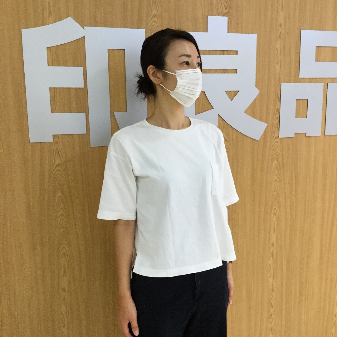 【大津西武】太番手天竺編みクルーネックワイドTシャツ