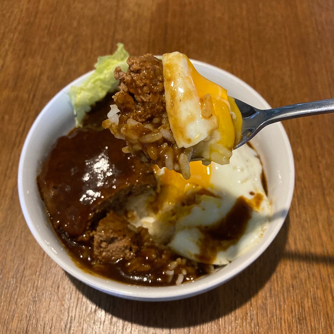 【大津西武】ごはんにかけるハワイ風ロコモコ