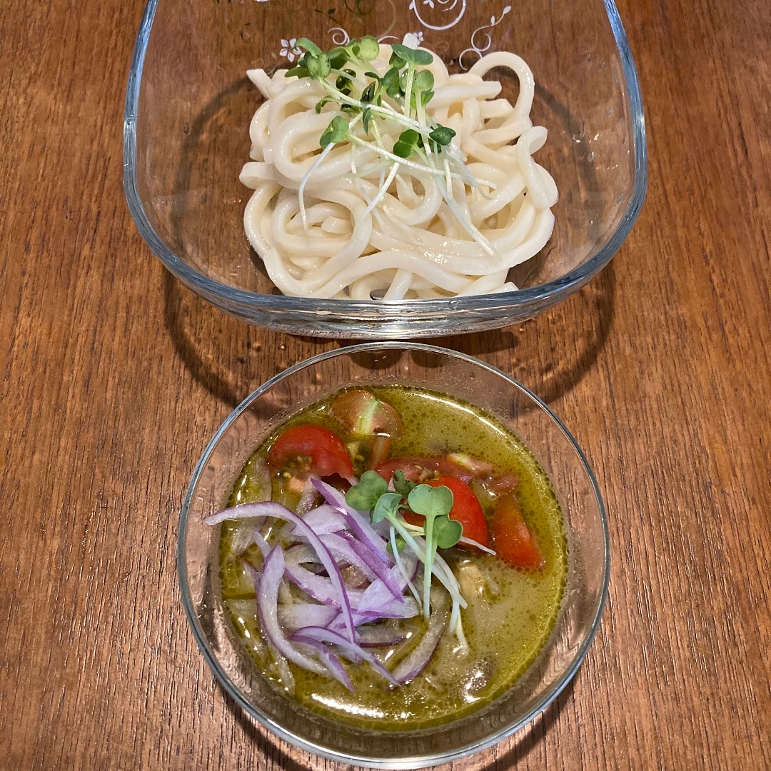 【大津西武】グリーンカレーつけ麺