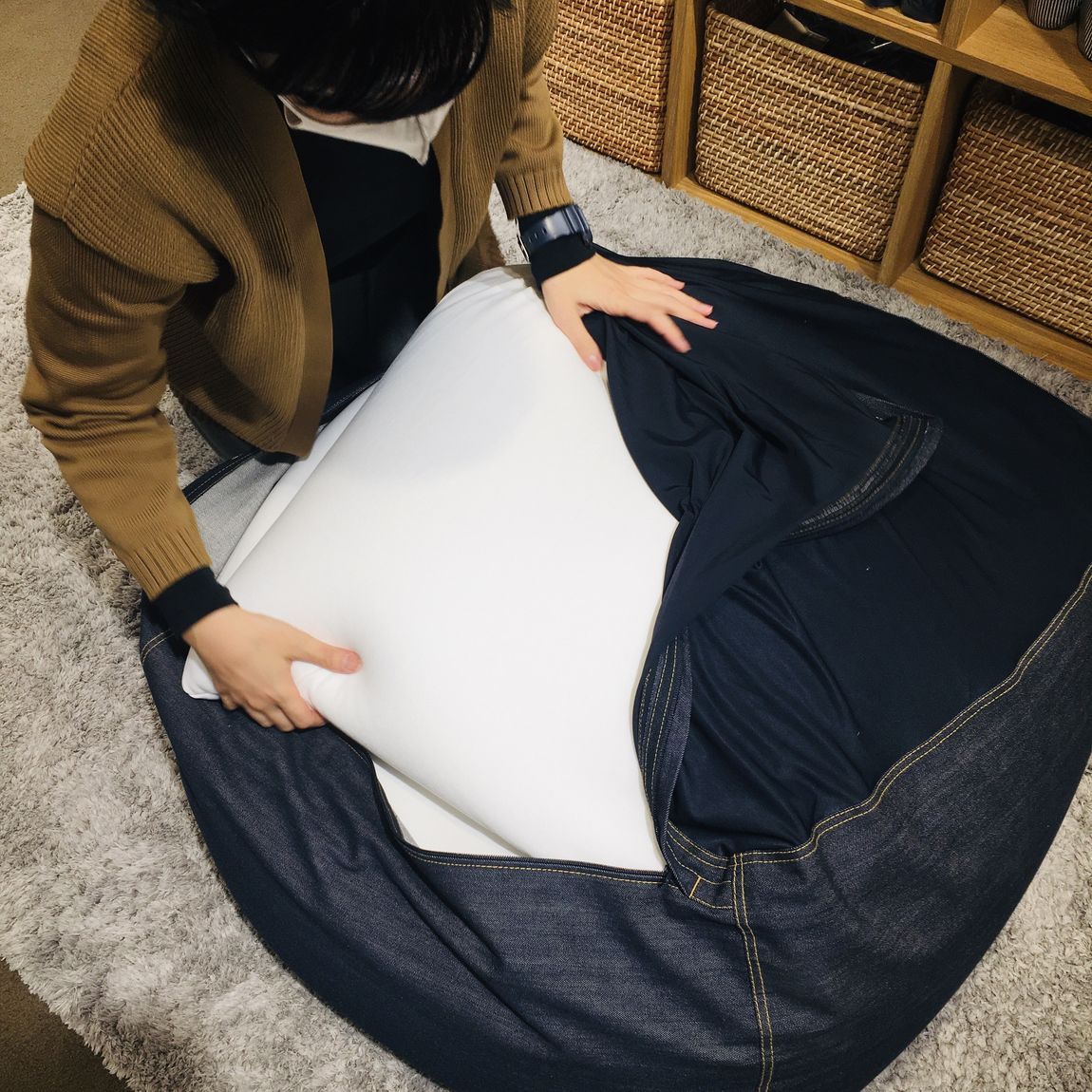 重ねる
