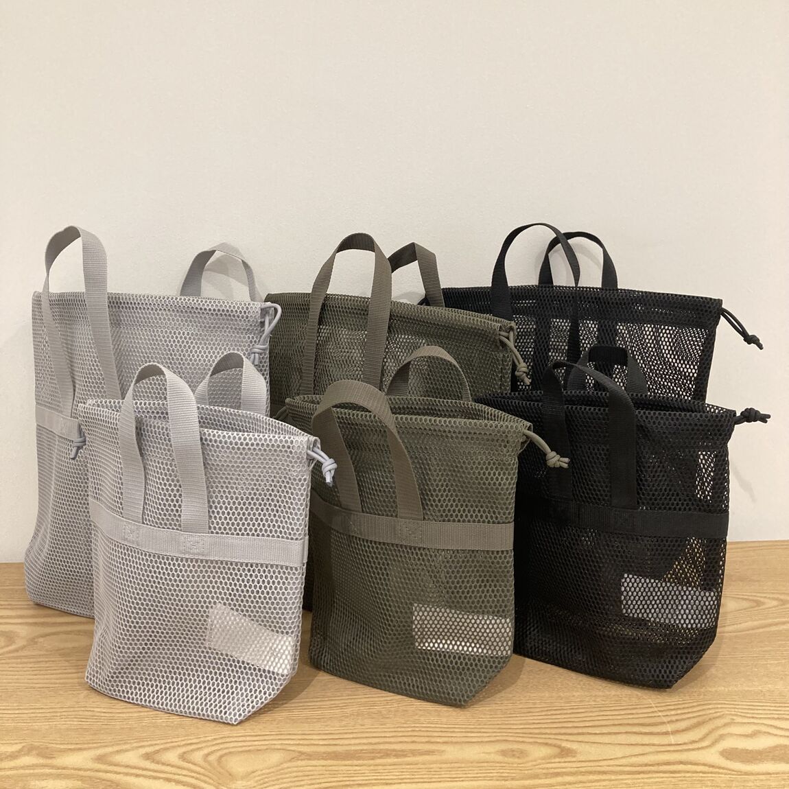 メッシュ巾着