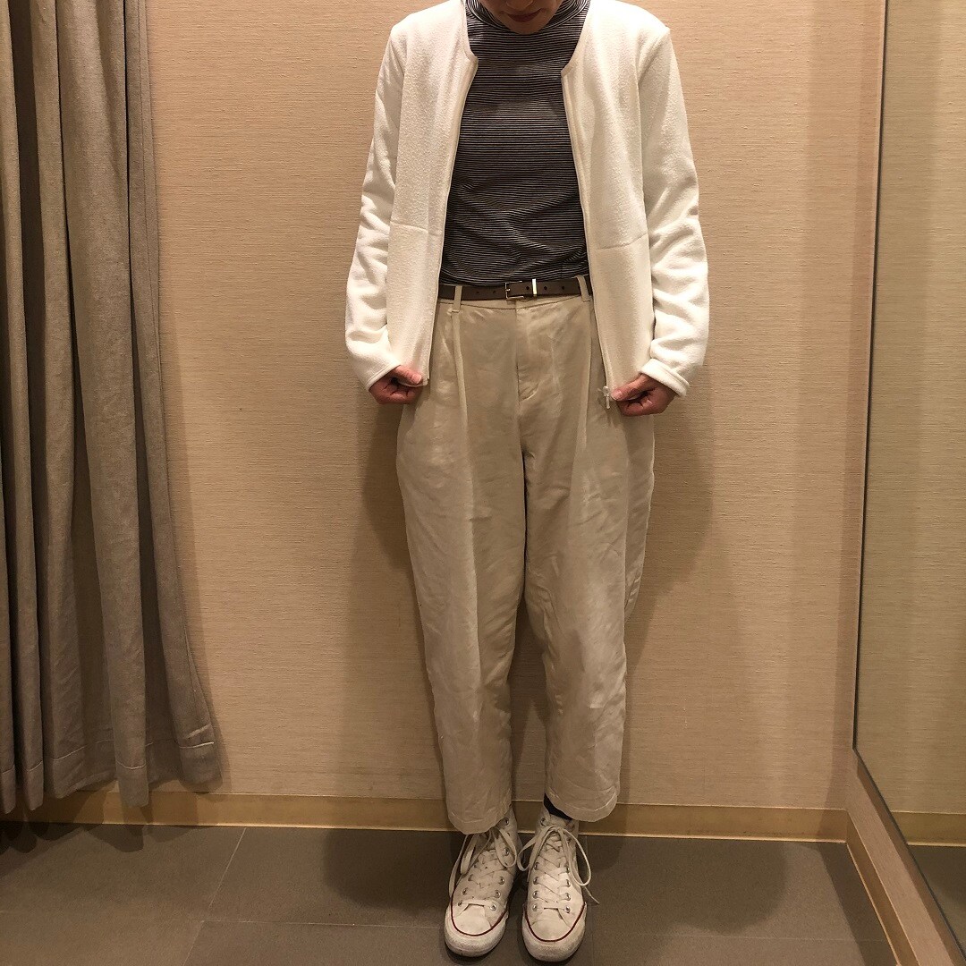 【トキハわさだタウン】ニットフリースジップアップカーディガン