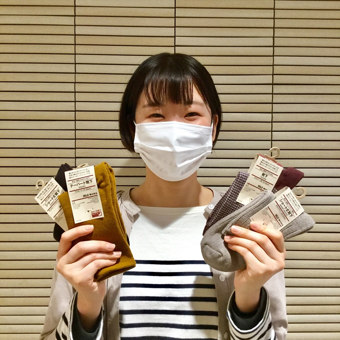 【MUJI comエトモ武蔵小山】足なり直角靴下