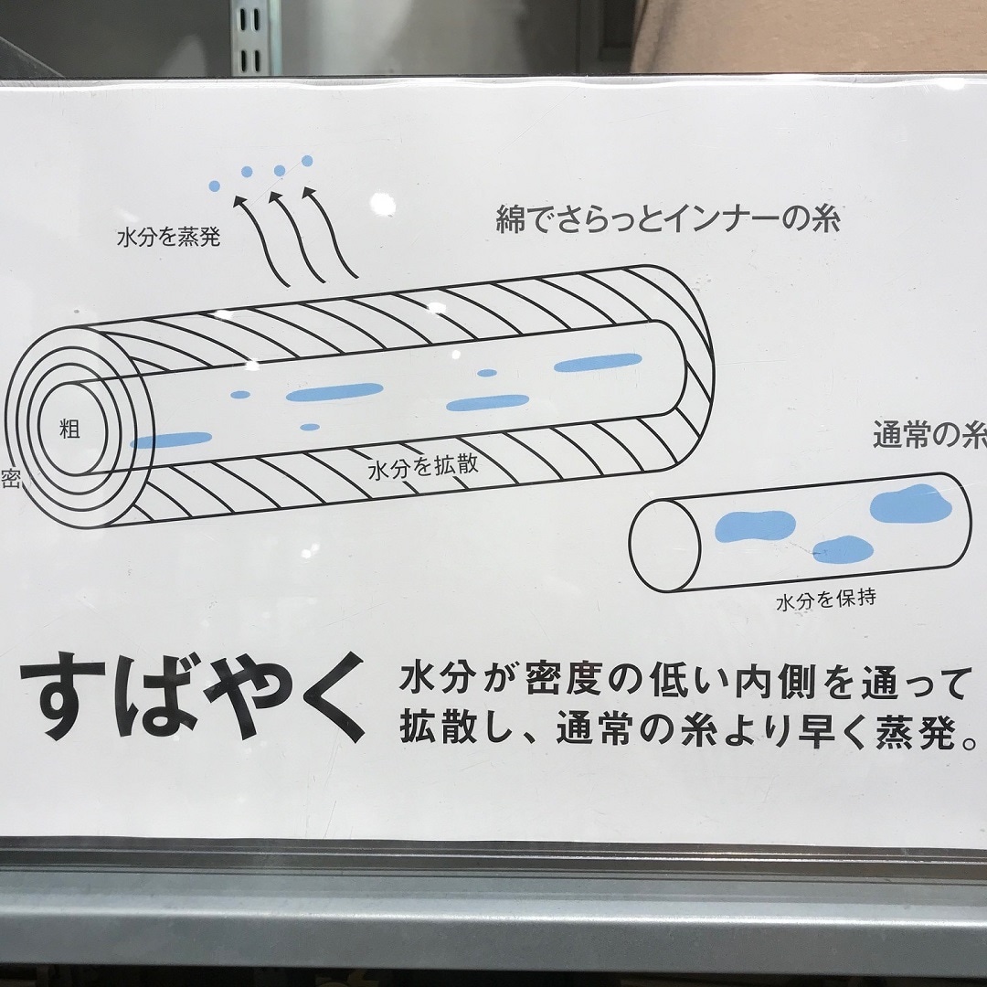 【ゆめタウン下松】綿でさらっとインナー