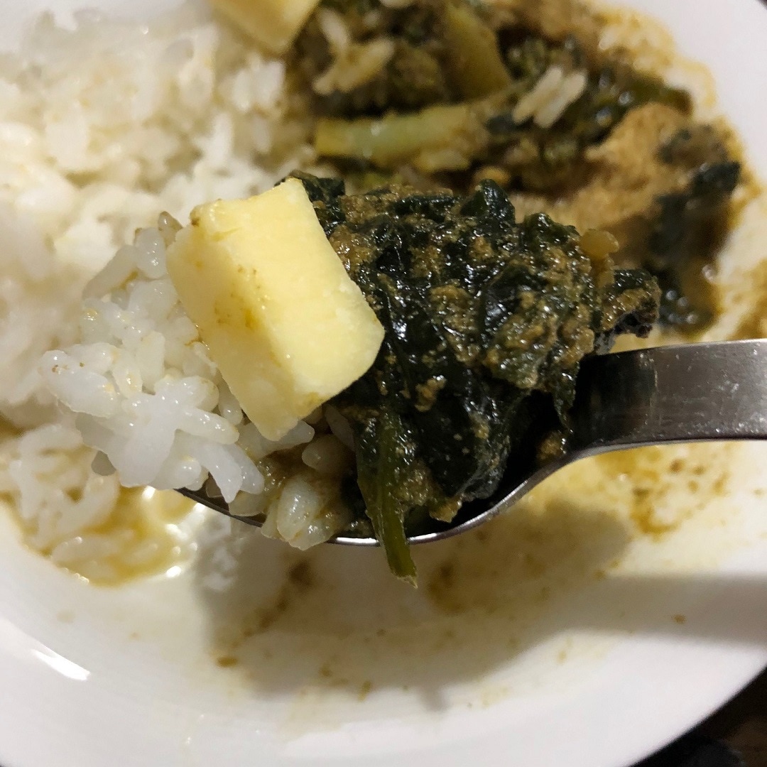 【ゆめタウン下松】どんな具材もおいしくなっちゃう。ほうれんそうのカレー