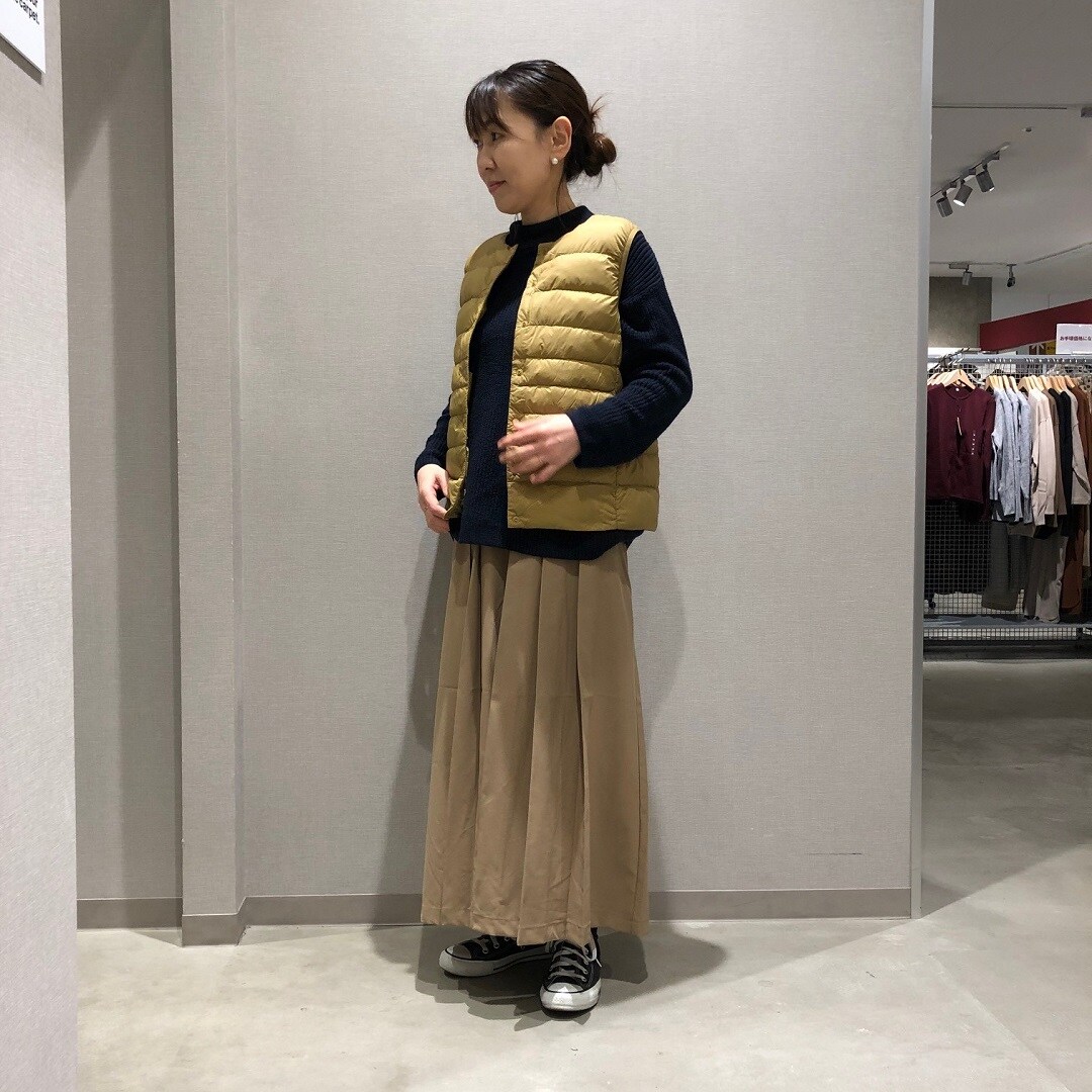 【ゆめタウン下松】軽量ポケッタブルダウンベスト