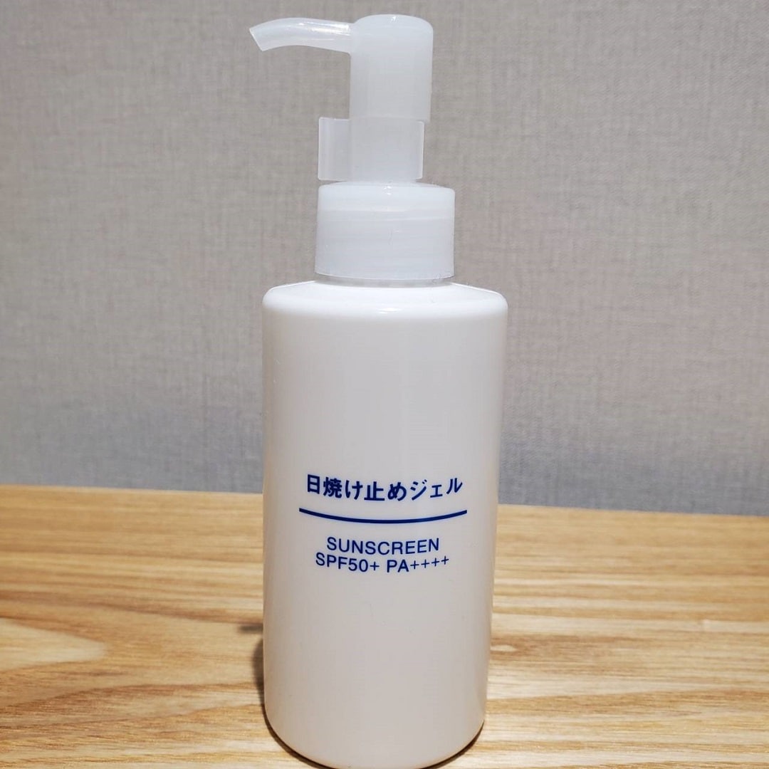 【紫外線をブロック　無印の日焼け止め】