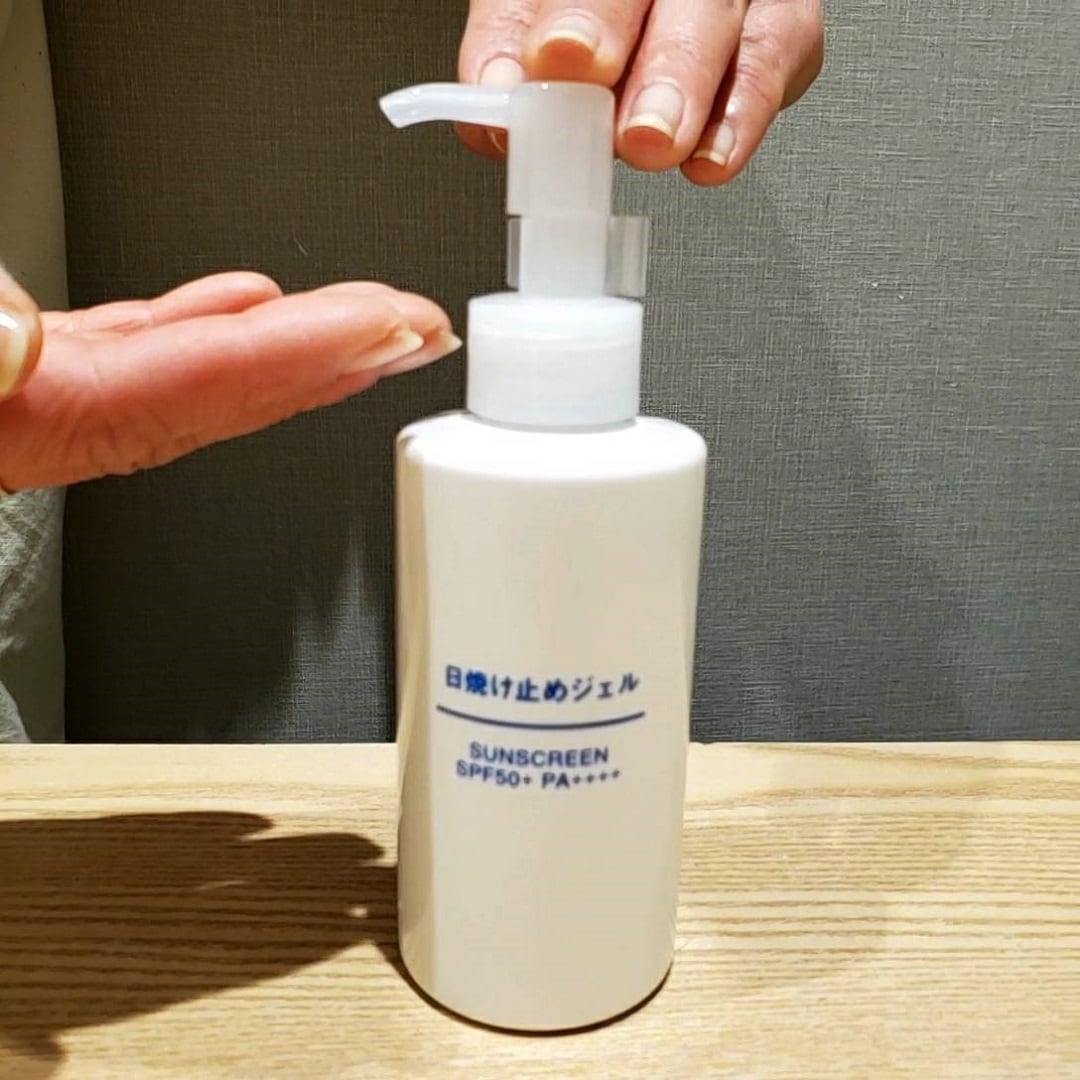 【紫外線をブロック　無印の日焼け止め】