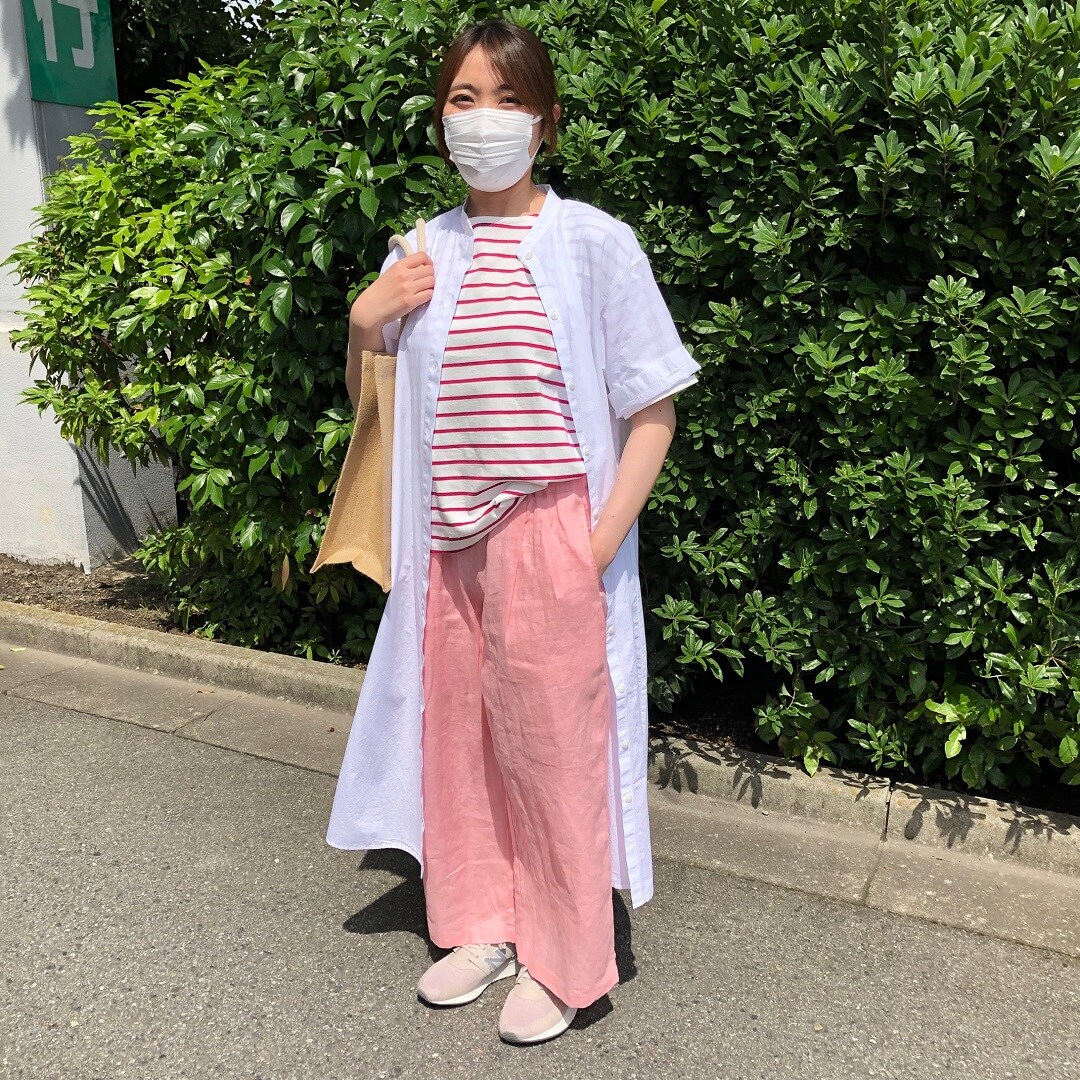 婦人ボーダー全身