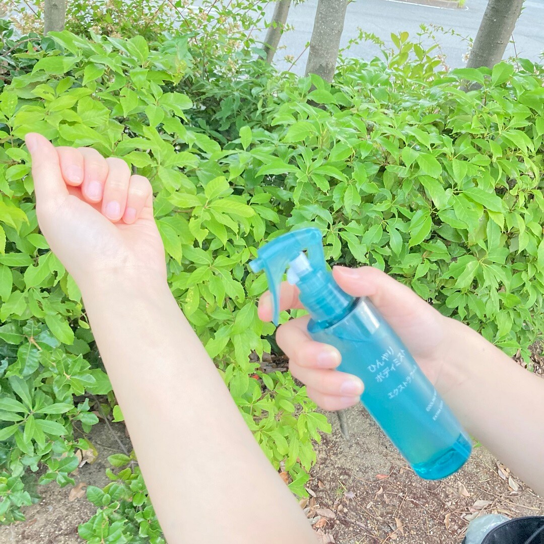 【イオンモール姫路大津】暑さ対策にはひんやりボディミスト