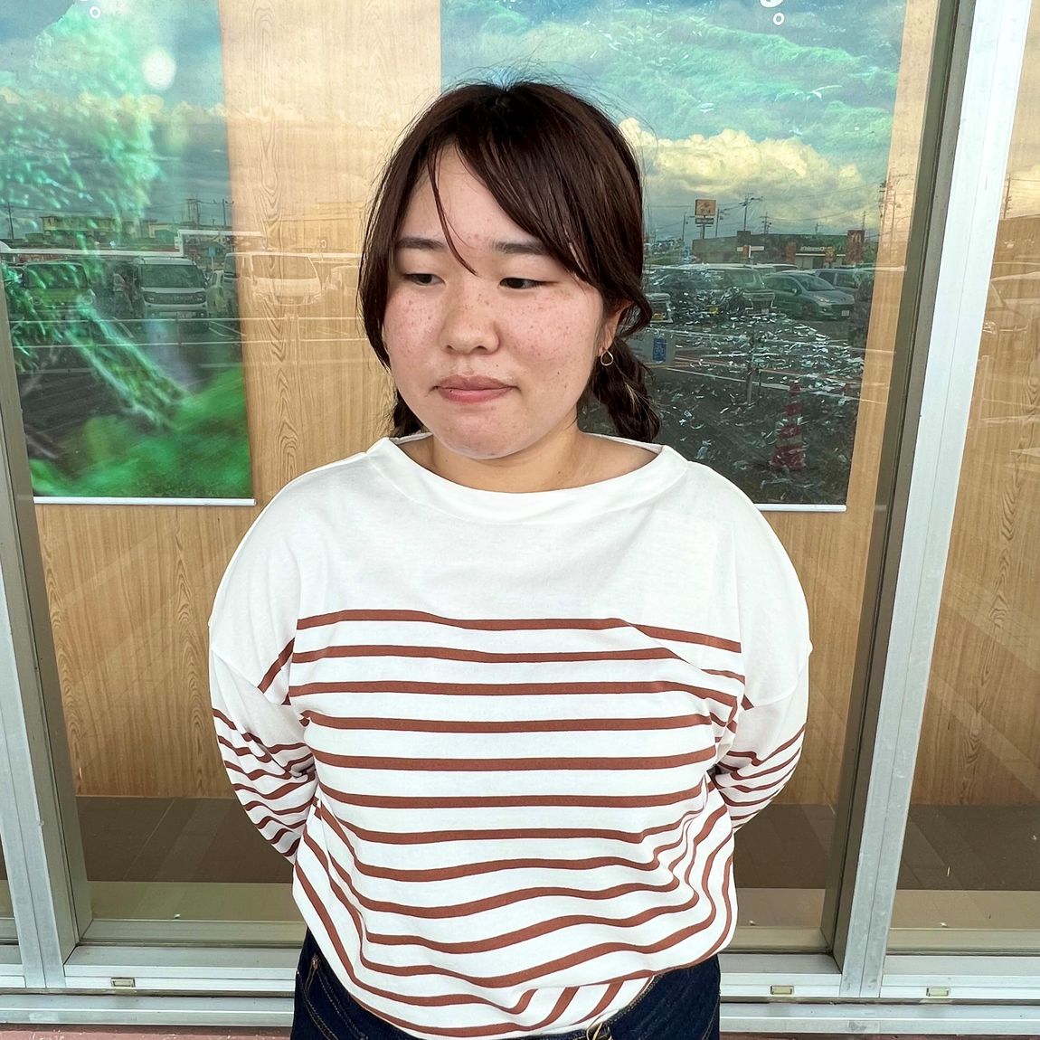 襟元の写真