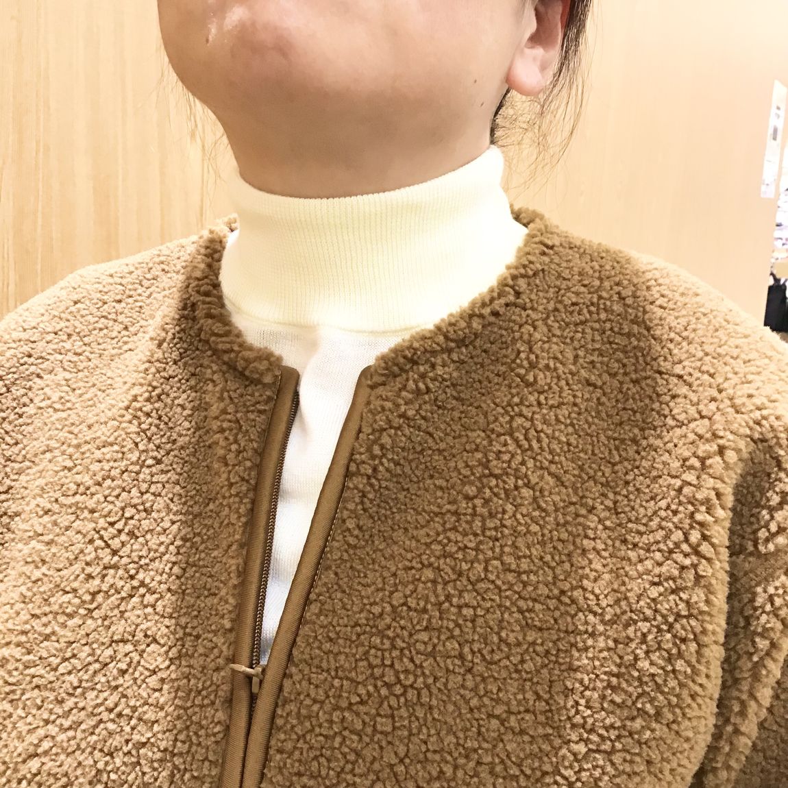 襟元の写真
