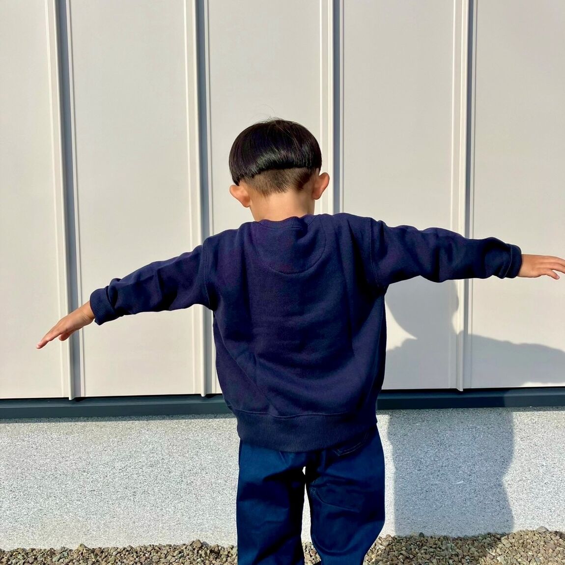 上半身背中画像