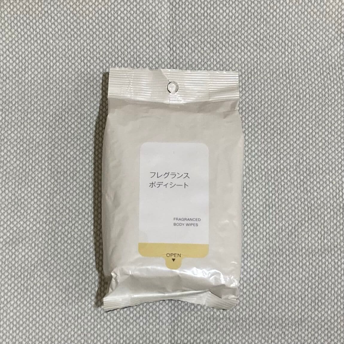 フレグランスボディシート